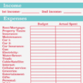 Example Of Monthly Budget Spreadsheet Template Inzare And Worksheet To Personal Budgeting Spreadsheet Excel