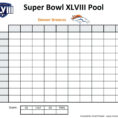 Example Of Weekly Football Pool Spreadsheet Super Bowl The Optimal Within Super Bowl Spreadsheet Template
