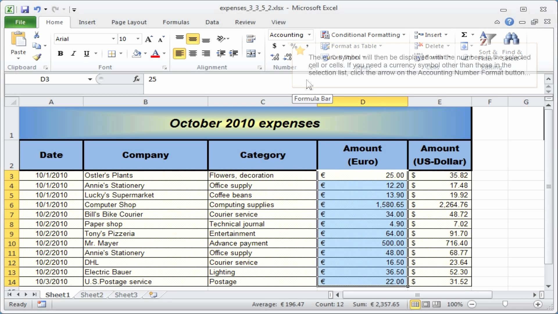 Example Ofmall Business Accountspreadsheet Template Accounting in