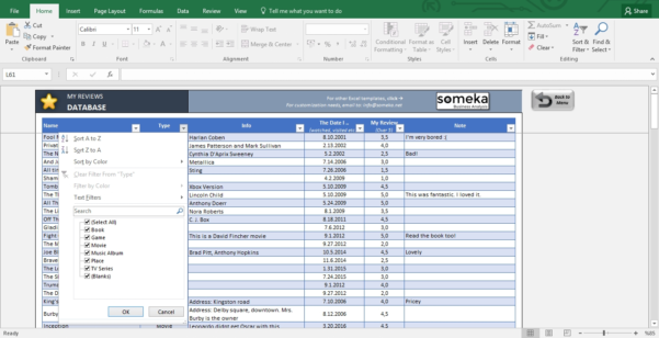 Excel Database Template 28 Images Excel Database Template For Excel for ...