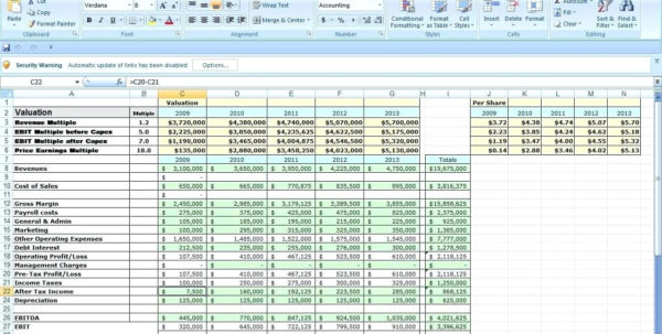 Profit Margin Excel Spreadsheet Template Example of Spreadshee Profit ...