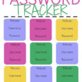 Excel Password Keeper   Zoro.9Terrains.co And Free Printable Password Keeper