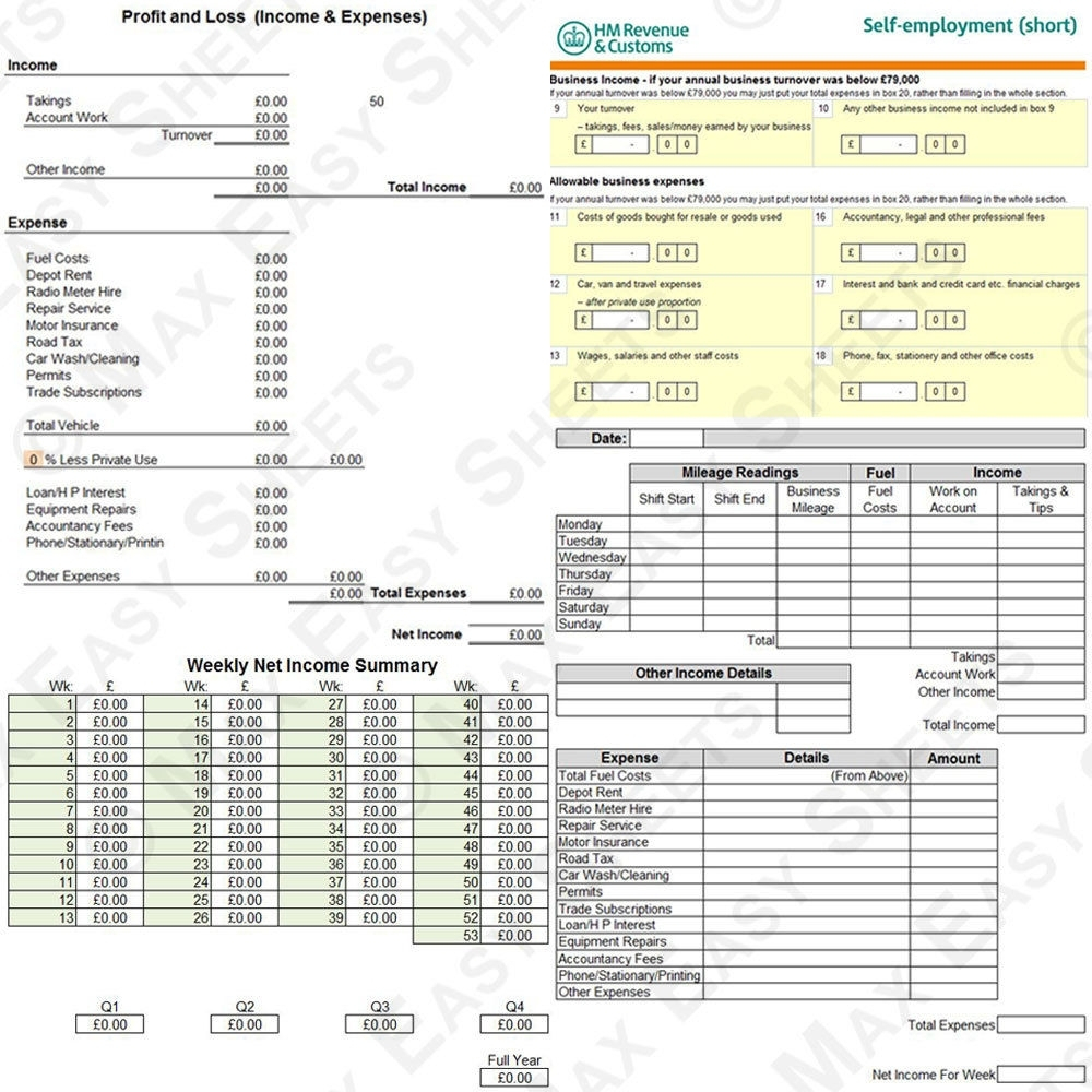 Expense Report Excel Template Free Printable Spreadsheets Business Inside Taxi Bookkeeping Template