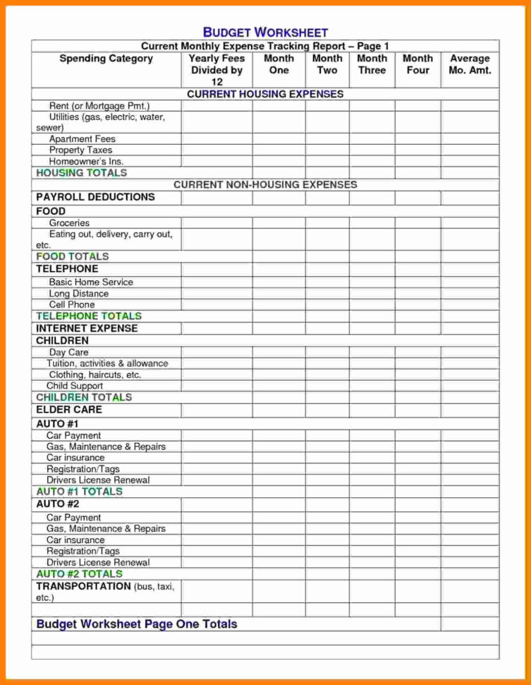 Bookkeeping Expenses Spreadsheet — db-excel.com