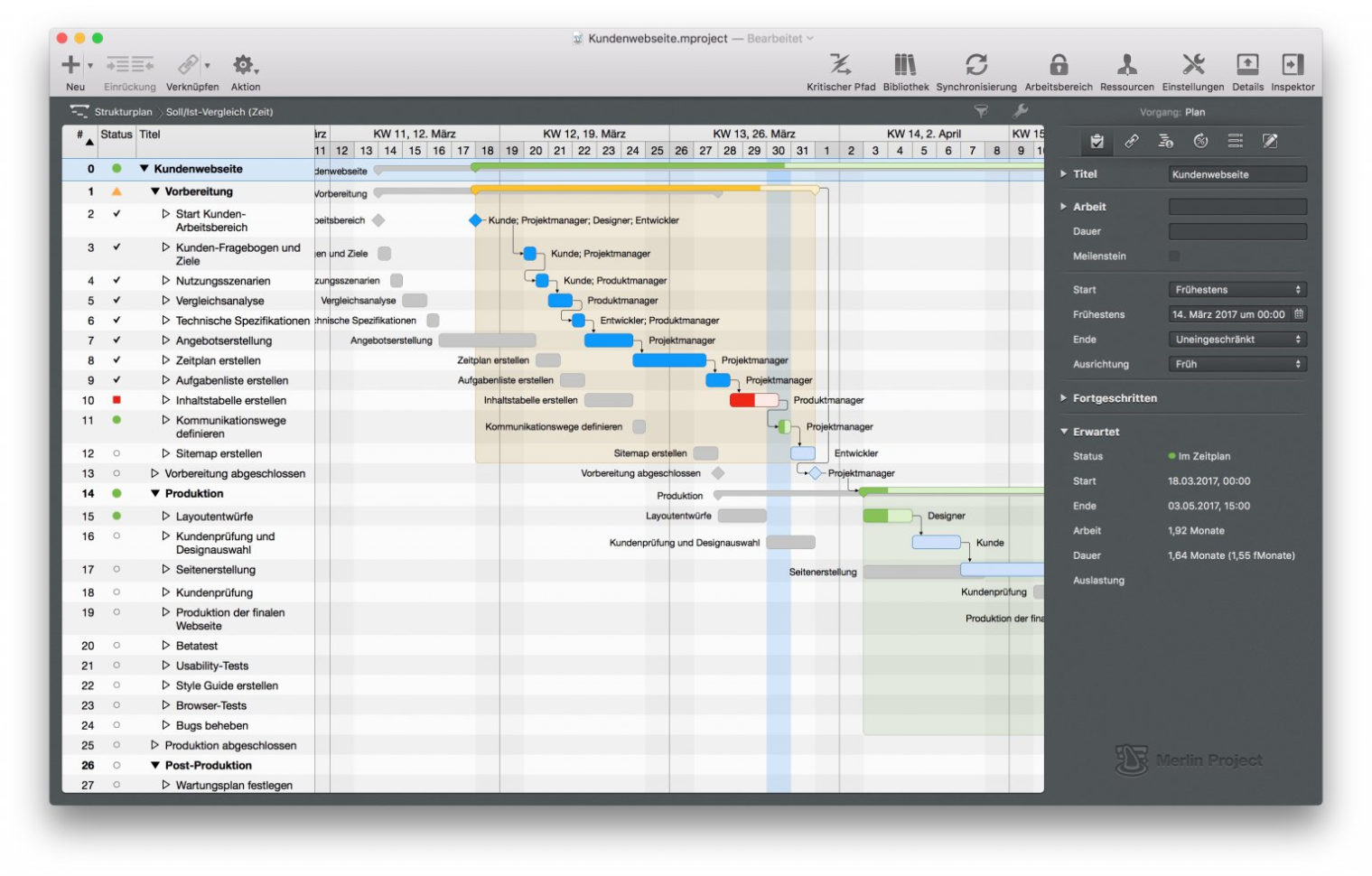 Finden Sie Die Passende Gantt Chart Software Für Ihren Mac In Gantt Chart Template For Mac