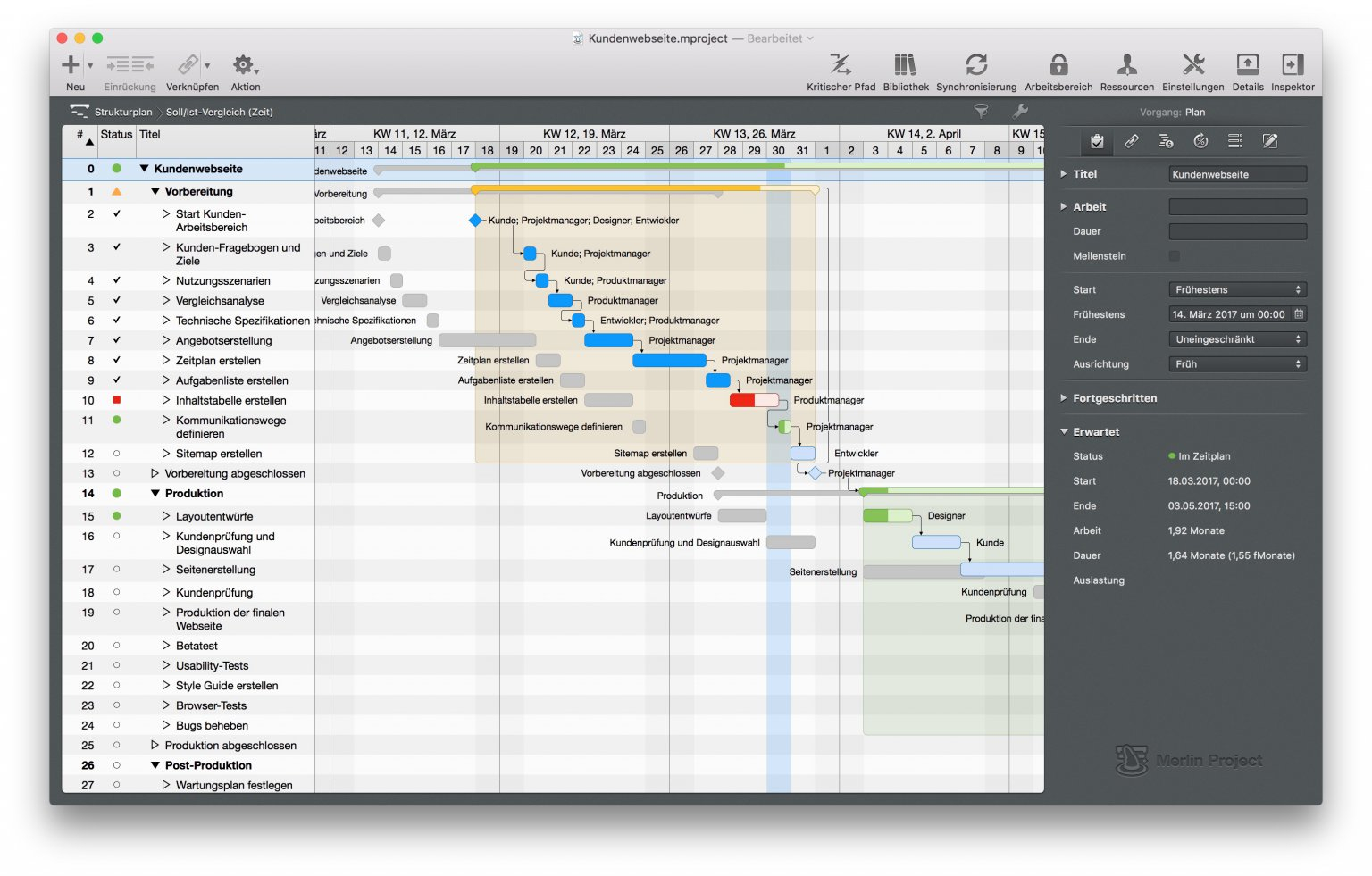 Finden Sie Die Passende Gantt Chart Software Für Ihren Mac with Gantt Chart Template Mac