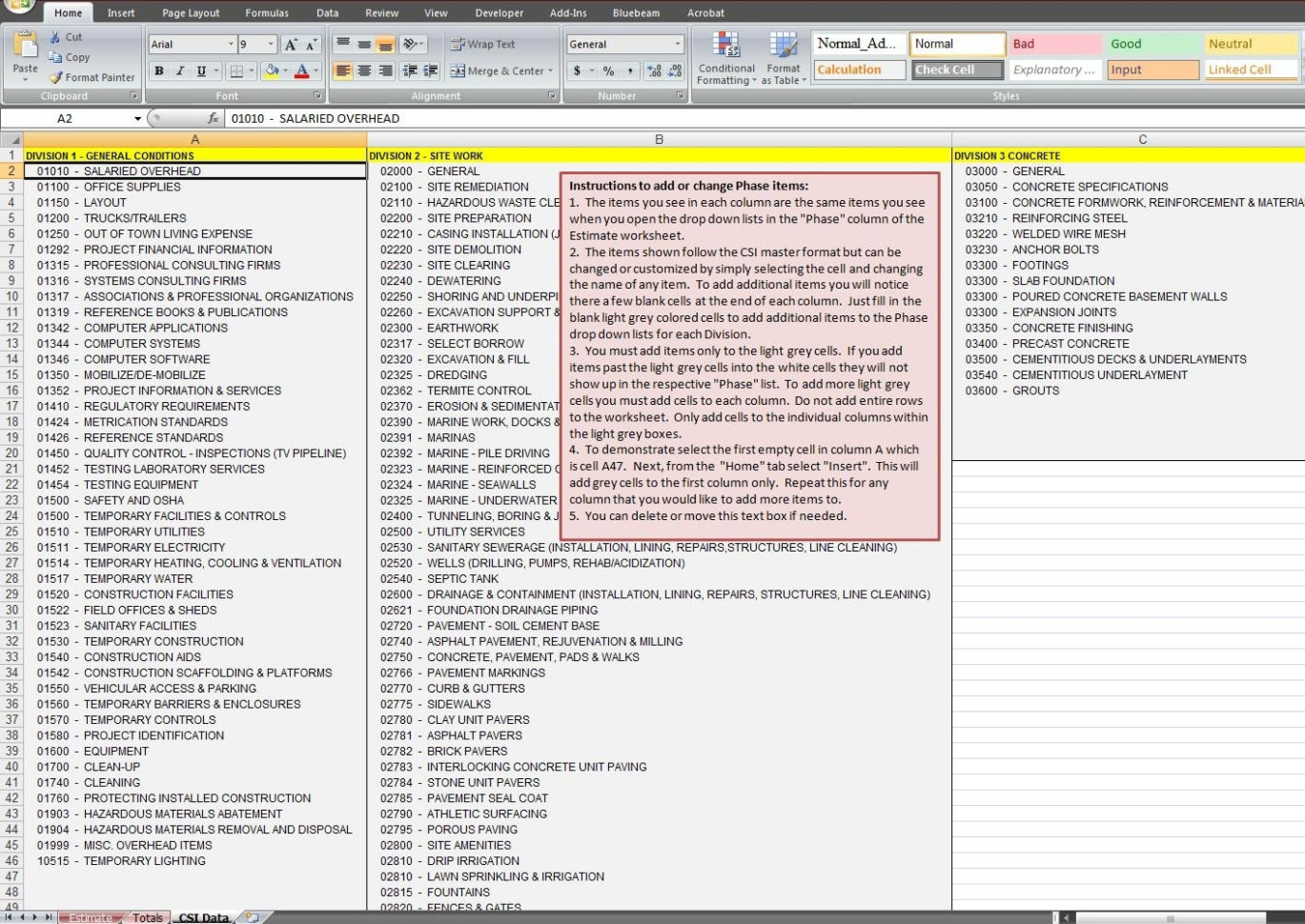 Free Building Construction Estimate Spreadsheet Excel Download In Construction Estimate Form Excel