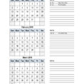 Free Download 2019 Excel Calendar, 3 Months In One Excel Spreadsheet Inside Calendar Spreadsheet