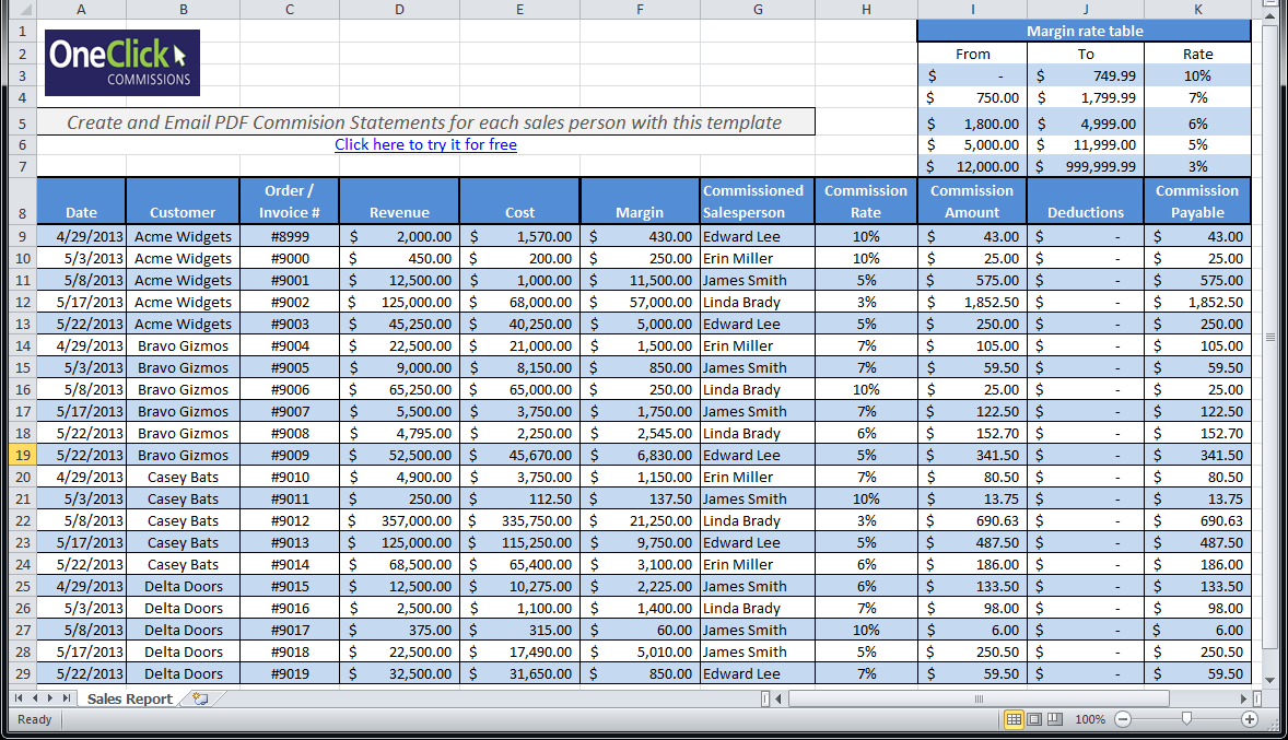 Free Excel Templates For Payroll, Sales Commission, Expense Reports With Excel Client Database Template Free