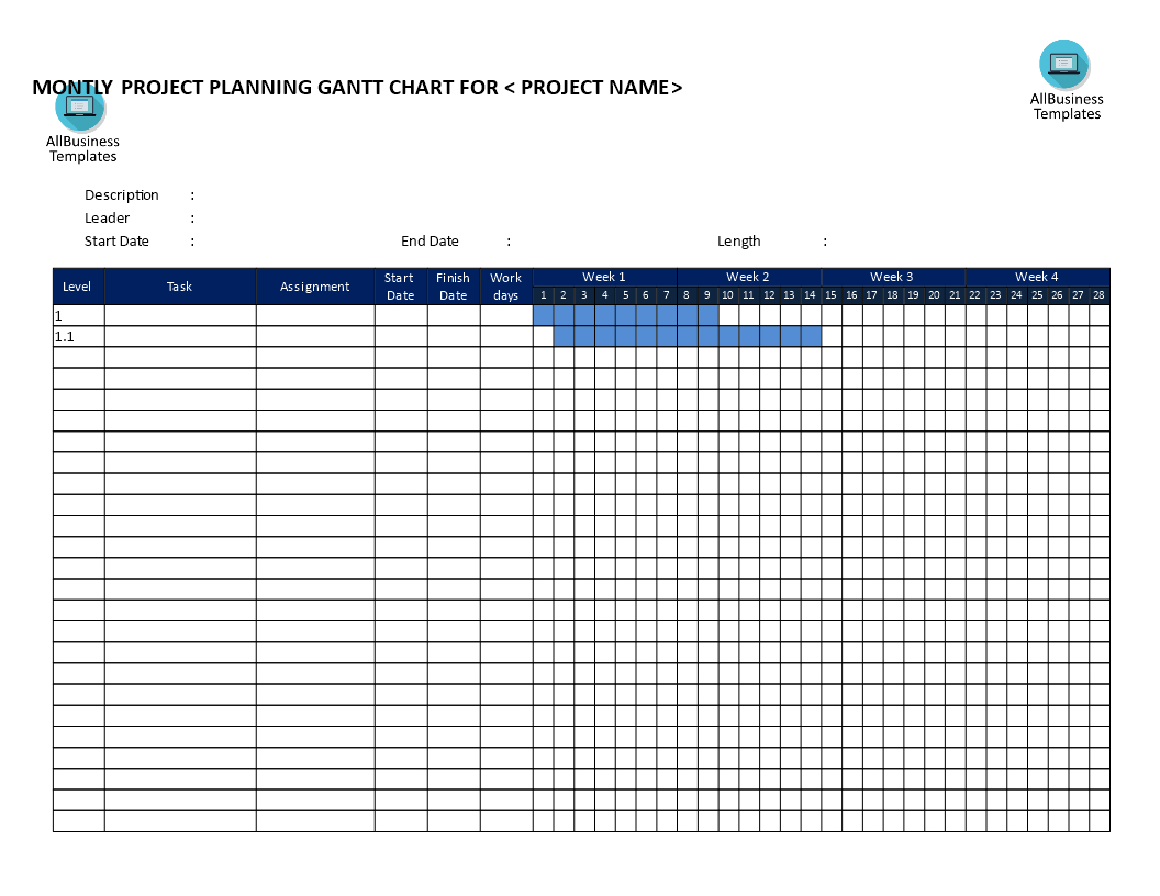 Free Gantt Chart Weekly Based Template | Templates At Intended For Gantt Chart Template Free Microsoft Word