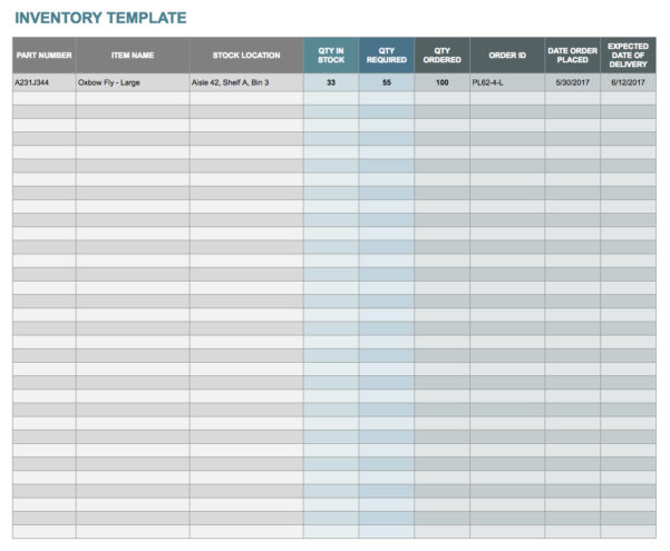 Free Google Docs And Spreadsheet Templates Smartsheet in Requirements ...