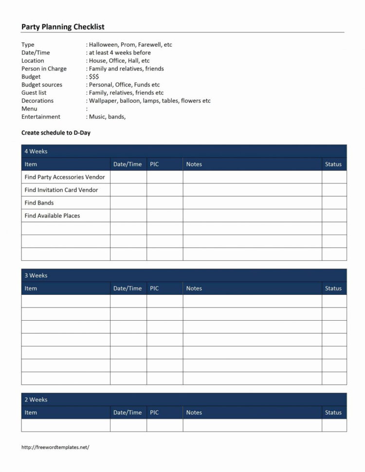 Free Ms Word Project Management Templates Excel 2007 With Checklist Throughout Project Management Templates In Word