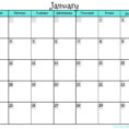 Free Printable Calendar Templates With Monthly Work Schedule Template Pdf