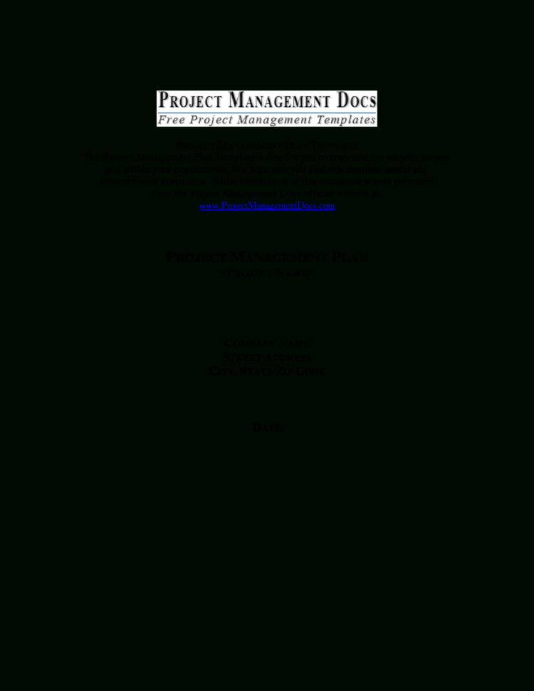 Free Project Management Plan Timeline | Templates At Inside Project Management Plan Templates Free