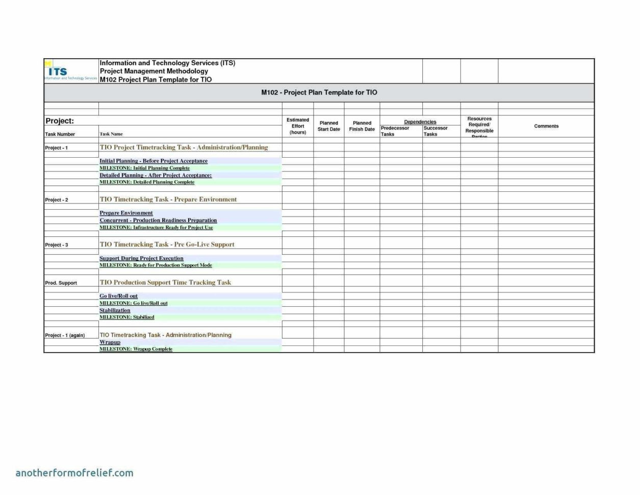 Free Project Management Templates Excel 2007 Project Management Within Project Management Templates In Excel For Free Download