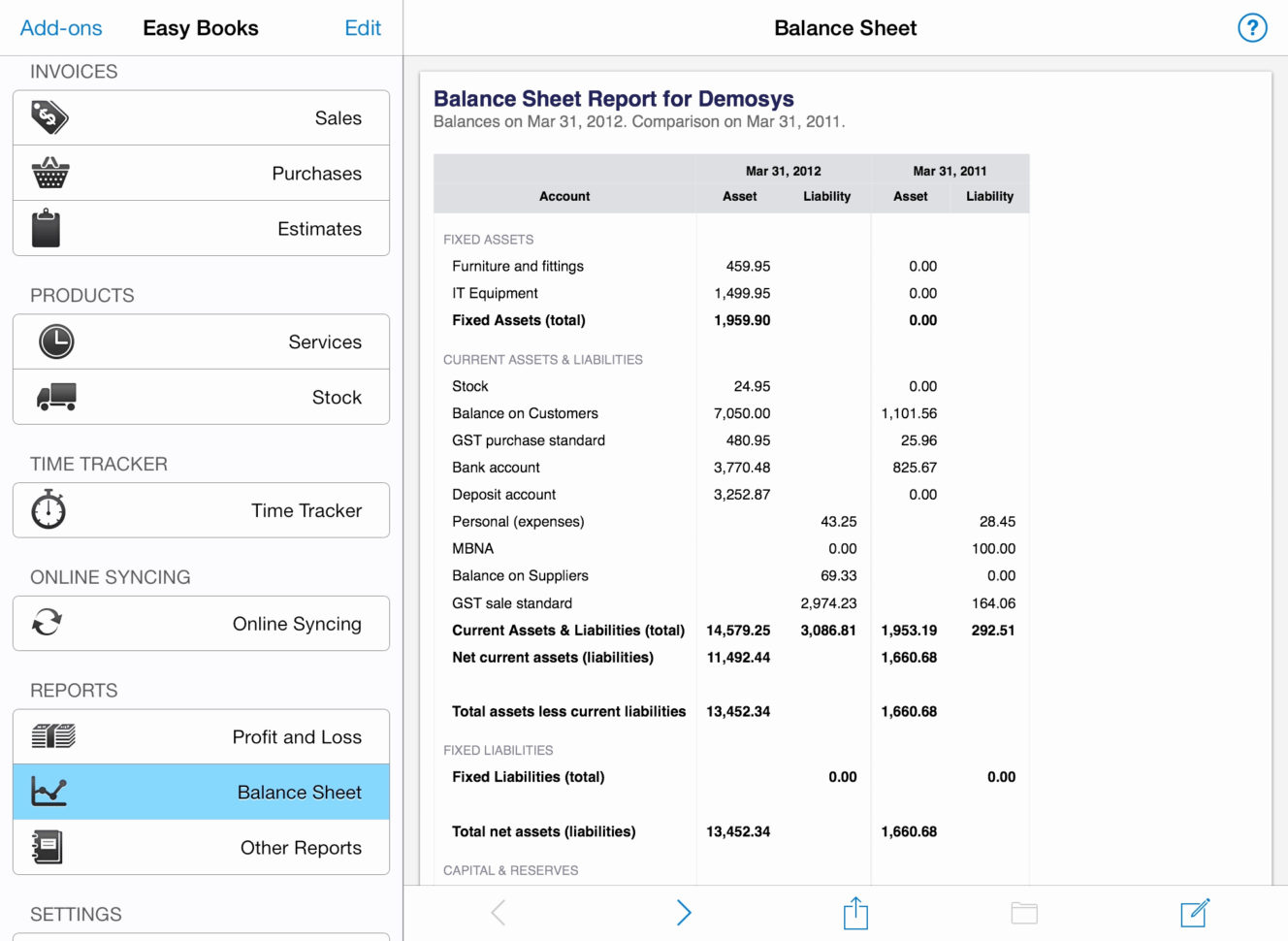 online ebay sales bookkeeping examples