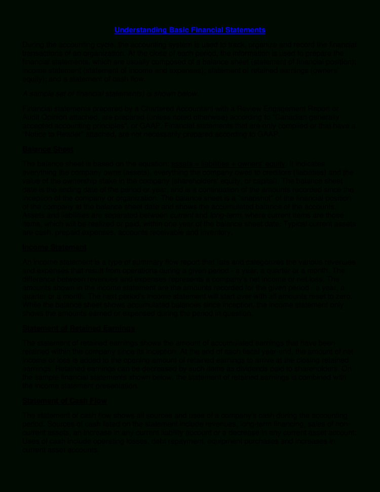 Free Simple Income Statement Format | Templates At To Simple Income Statement Template