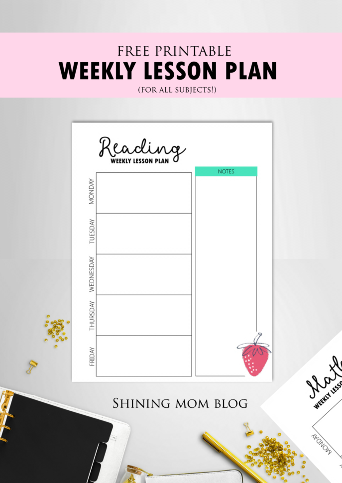 Free Teacher Binder Printables: Over 25 Pretty Planning Templates! Within Teacher Printable Templates