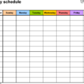 Free Weekly Schedule Templates For Excel   18 Templates Inside Monthly Staff Schedule Template
