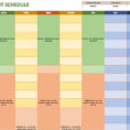 Free Weekly Schedule Templates For Excel   Smartsheet Inside Employee Weekly Schedule Template Excel