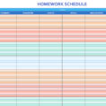 Free Weekly Schedule Templates For Excel   Smartsheet Inside Schedule Spreadsheet Template