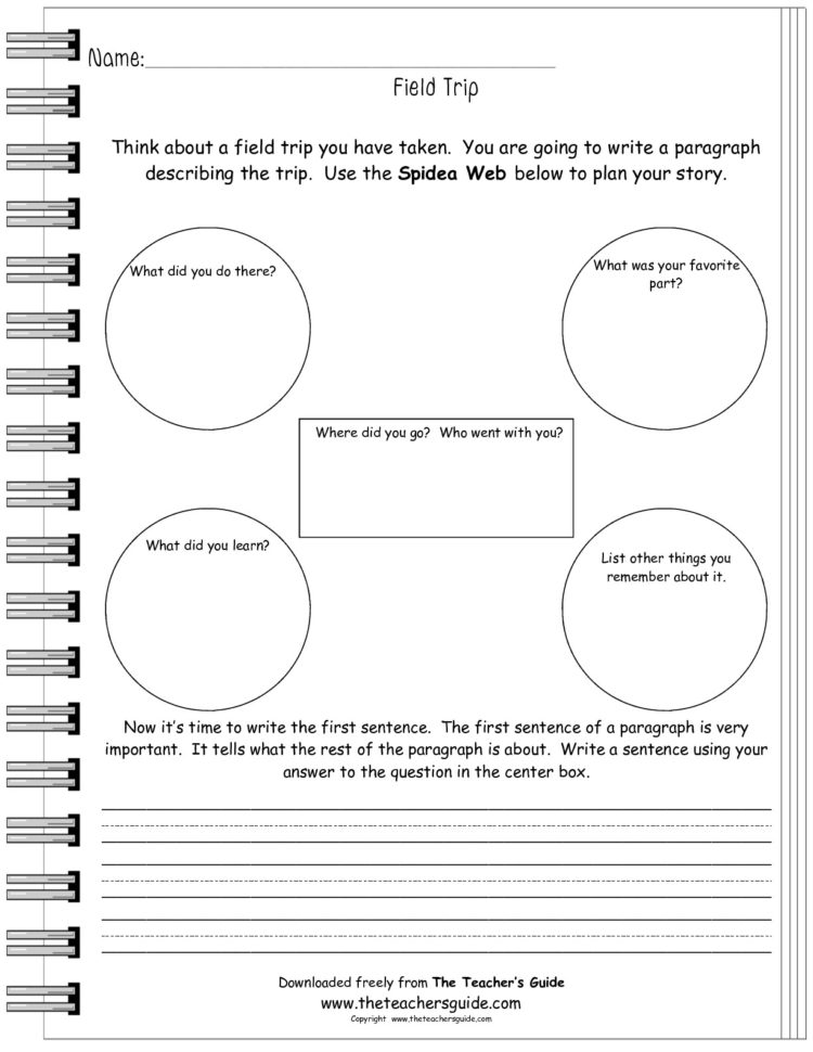 Free Writing And Language Arts From The Teacher's Guide In Worksheet Templates For Teachers