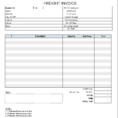 Freight Invoice Template   Uniform Invoice Software To Business Invoice Program Sample