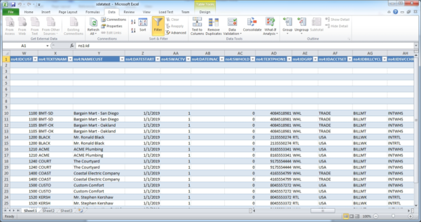 Fun With Sdata | Stephen Smith's Blog With Excel Crm Template Free and ...