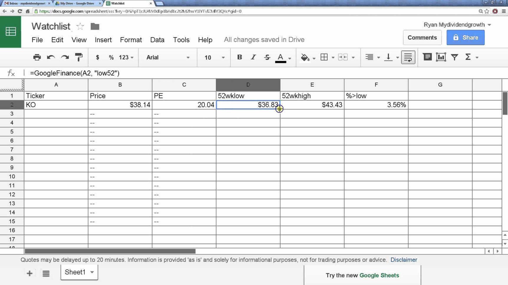 Google Sheets What If Analysis New Google Spreadsheet Stock Throughout Google Spreadsheet If