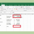 How To Do A Break Even Chart In Excel (With Pictures)   Wikihow To Profit Margin Calculator Excel Template