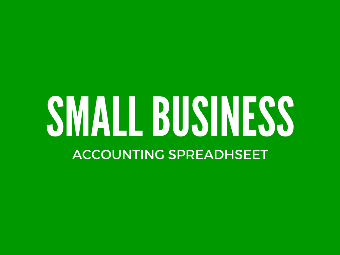 Income And Expenditure Template For Small Business   Excel For Small Business Spreadsheets