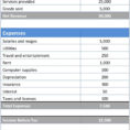 Income Statement Vs Profit And Loss Profit And Loss Forecast Throughout Income Statement Template Excel