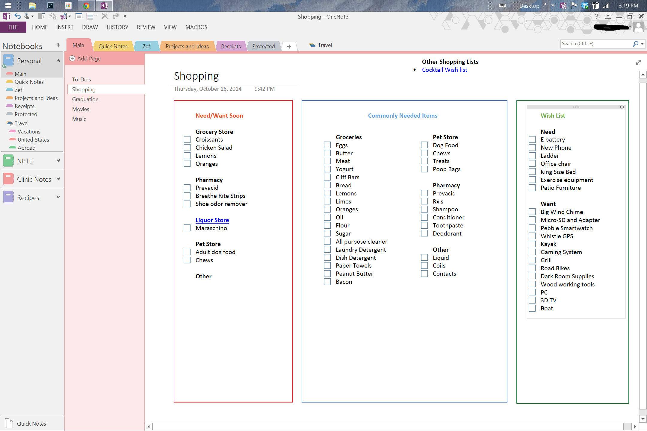 onenote template download free