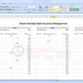 Manage Bank Accounts Using Simple Excel Sheet   Freebies   Techmynd Inside Excel Bank Account Template