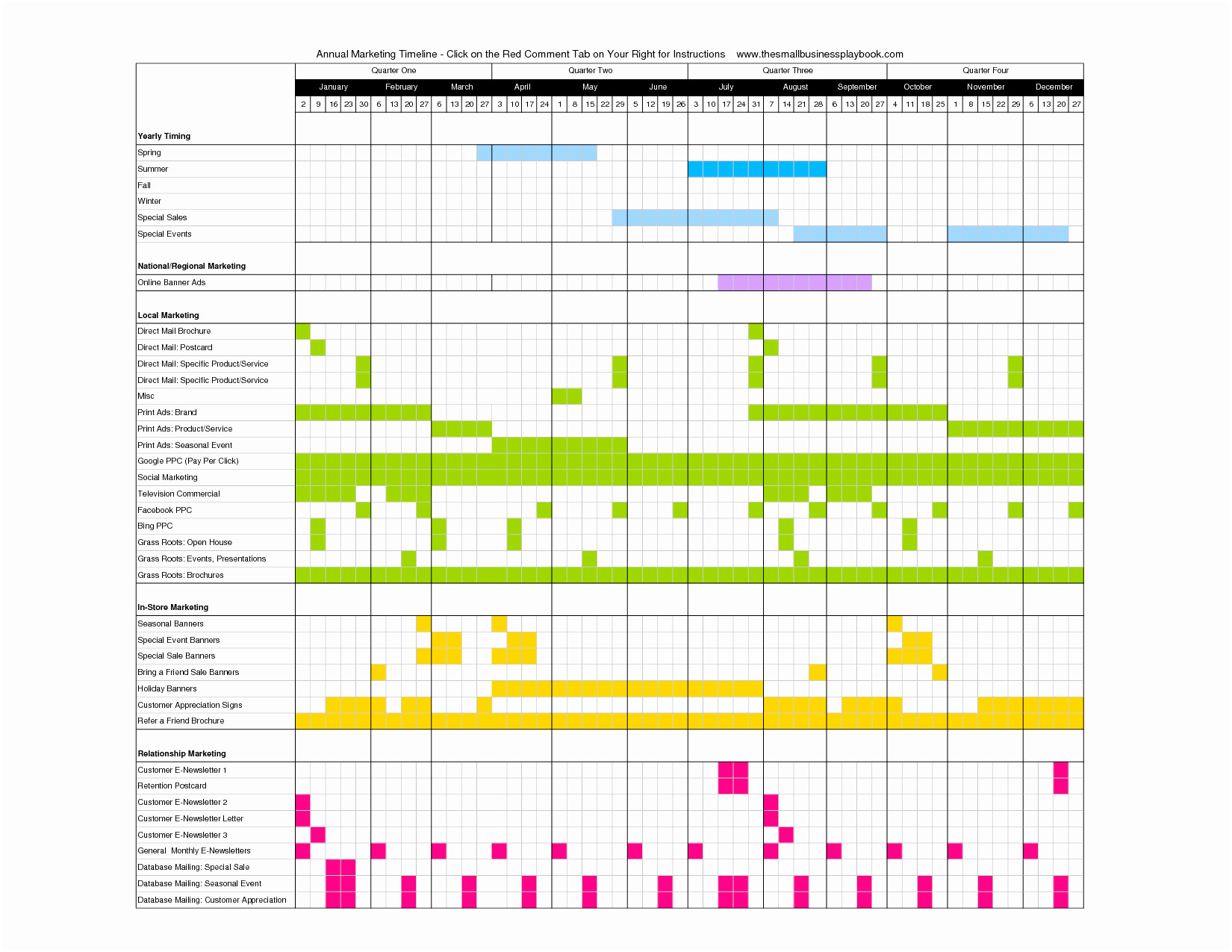 Marketing Campaign Timeline Template Fresh Public Relations Plan intended for Marketing Campaign Calendar Template Excel