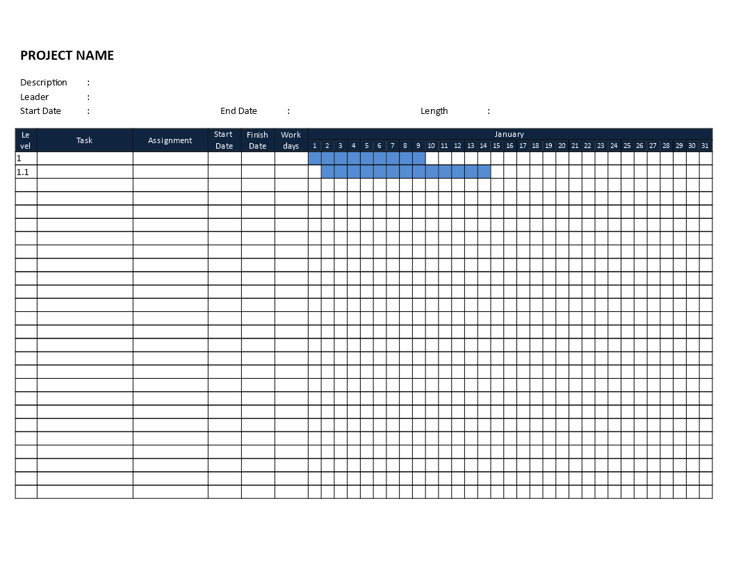 Microsoft Excel Gantt Chart Template Free Download Download Free intended for Microsoft Excel Gantt Chart Template Free Download