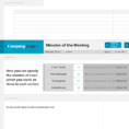Minutes Of Meeting Project Management Template Within Project Management Meeting Templates