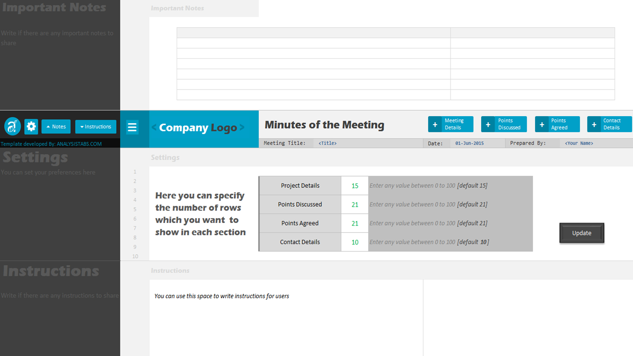 Minutes Of Meeting Project Management Template Within Project Management Meeting Templates