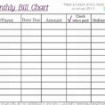 Monthly Bill Organizer Template Excel My Spreadsheet Templates Intended For Monthly Bill Spreadsheet Template
