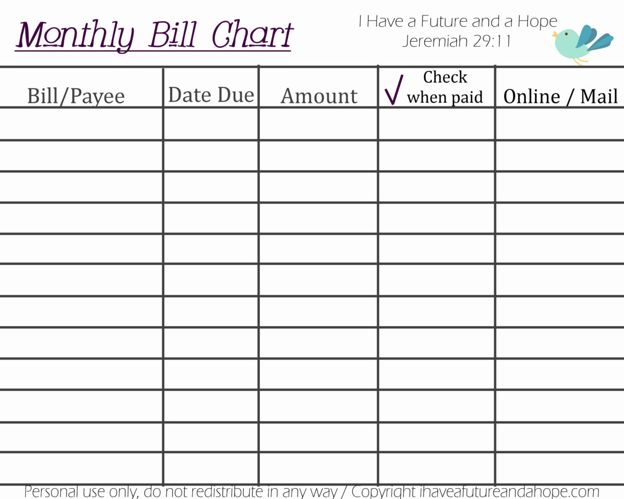Monthly Bill Organizer Template Excel | My Spreadsheet Templates With Excel Spreadsheet Template For Monthly Bills