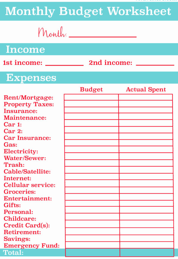 dave ramsey monthly budget