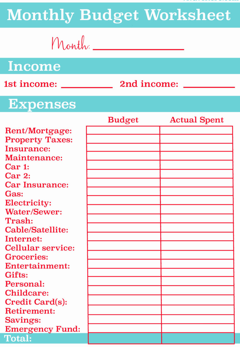 dave ramsey household budget calculator spreadsheet excel