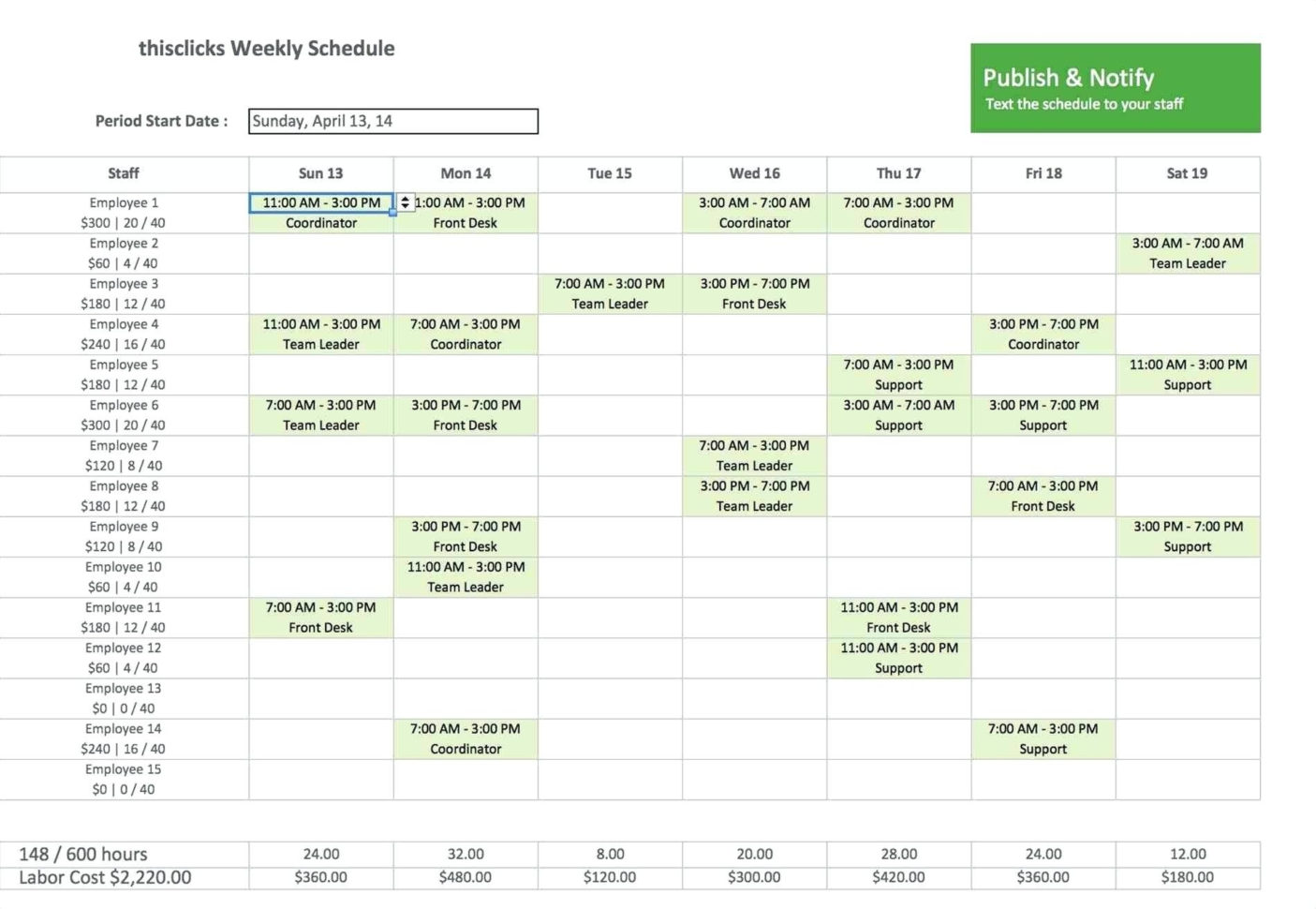 Monthly Employee Work Schedule Template Excel | Yourbody Ua Intended For Monthly Work Schedule Template Excel
