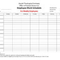 Monthly Employee Work Schedule Template Free Download To Monthly Employee Schedule Template Free