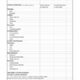 Monthly Expenses Checklist Template List Of Personal Budget And Personal Budget Worksheet Excel