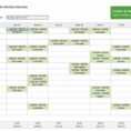 Monthly Monthly Employee Work Schedule Template Excel Schedule With For Monthly Work Schedule Template Pdf
