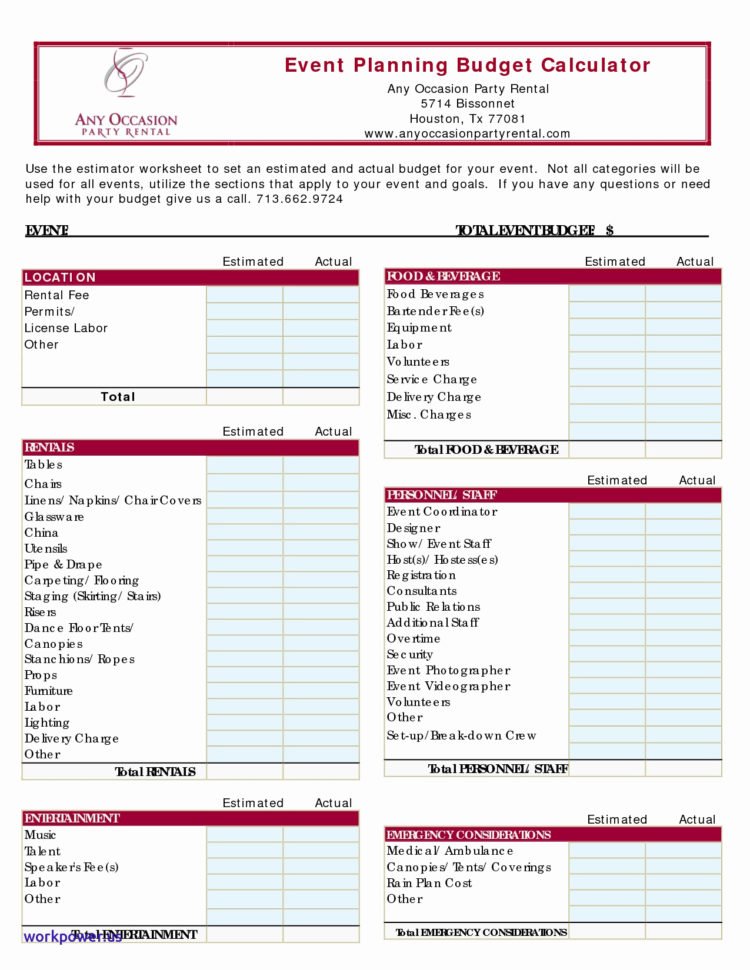 Party Planning Spreadsheet Template Elegant Event Plan Template Within Event Planning Spreadsheet Template