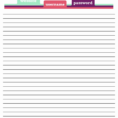Password Keeper Printable Inspirational Resume 44 New Free Printable And Free Printable Password Keeper