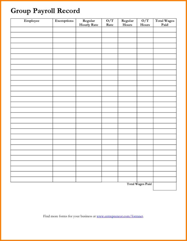 Payroll Sign In Sheet Template — db-excel.com