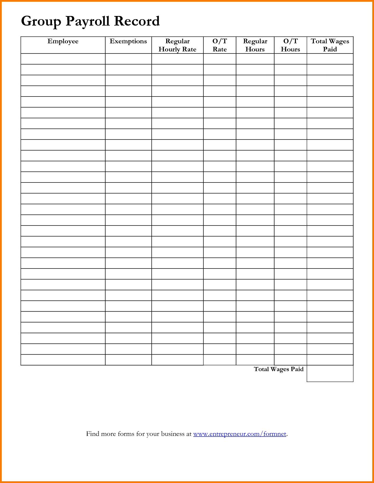 Payroll Templates Free Template Examples Intended For Free Payroll Intended For Free Payroll Sheet Template
